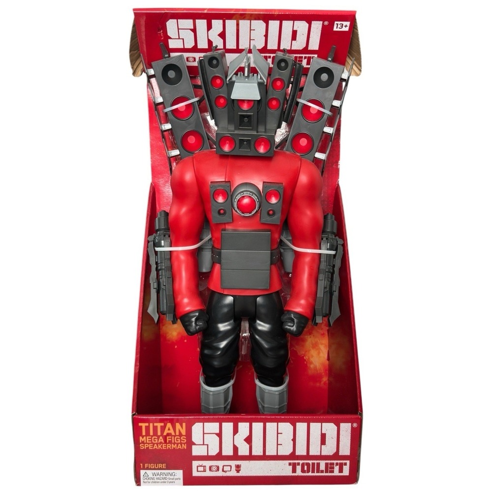 SKIBIDI TOILET Titan Mega Figs Speakerman 24" Giant Action Figure Bonkers NIB